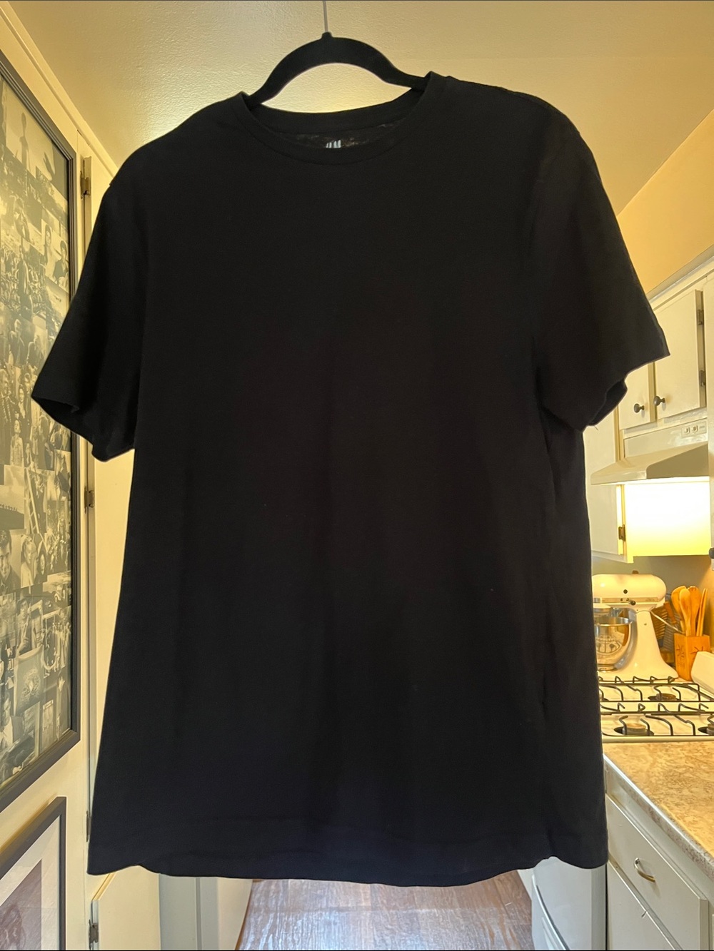H&M Black Short Sleeve Crewneck Tee